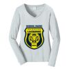 Ladies Long Sleeve Fan Favorite V Neck Tee Thumbnail