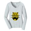 Ladies Long Sleeve Fan Favorite V Neck Tee Thumbnail