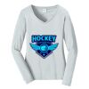 Ladies Long Sleeve Fan Favorite V Neck Tee Thumbnail