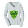 Ladies Long Sleeve Fan Favorite V Neck Tee Thumbnail