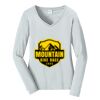 Ladies Long Sleeve Fan Favorite V Neck Tee Thumbnail