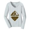 Ladies Long Sleeve Fan Favorite V Neck Tee Thumbnail