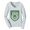 Ladies Long Sleeve Fan Favorite V Neck Tee Thumbnail