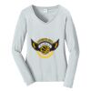 Ladies Long Sleeve Fan Favorite V Neck Tee Thumbnail