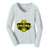 Ladies Long Sleeve Fan Favorite V Neck Tee Thumbnail